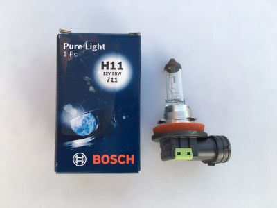 Лот: 14359856. Фото: 1. Лампа H11 12V 55W, Bosch. Оптика и освещение