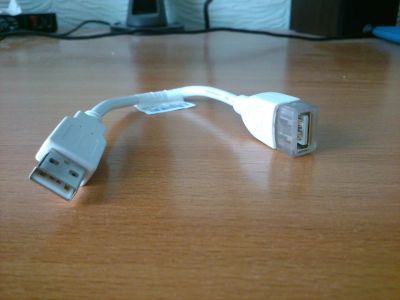 Лот: 4216578. Фото: 1. Кабель удлинитель USB 15см. Шлейфы, кабели, переходники