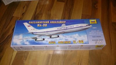 Лот: 4094473. Фото: 1. Сборная модель Ил-86 "Звезда... Авиамоделизм