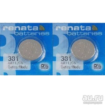 Лот: 17642599. Фото: 1. Renata SR1120S, 1.55V (AG8). Батарейки, аккумуляторы, элементы питания