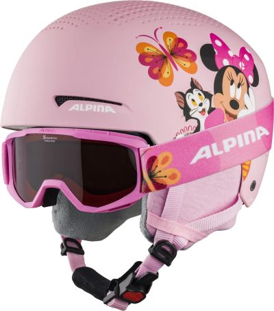 Лот: 18113916. Фото: 1. Детский горнолыжный шлем+очки... Шлемы