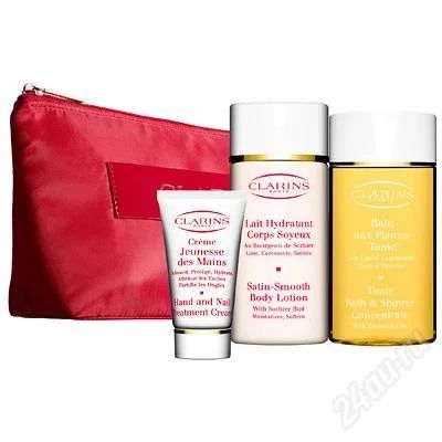 Лот: 2716280. Фото: 1. Clarins Дорожный набор для тела... Женская парфюмерия