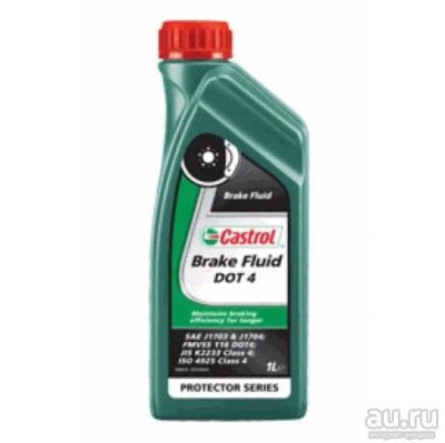 Лот: 7084990. Фото: 1. Тормозная жидкость Castrol 1л... Масла, жидкости