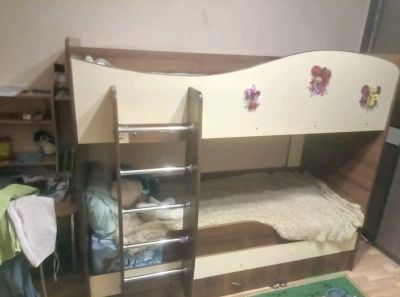 Лот: 14764643. Фото: 1. кровать двухъярусная. Детские кровати и кроватки