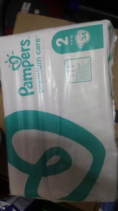 Лот: 16868693. Фото: 1. Памперс 2 размер подгузники pampers... Детская гигиена