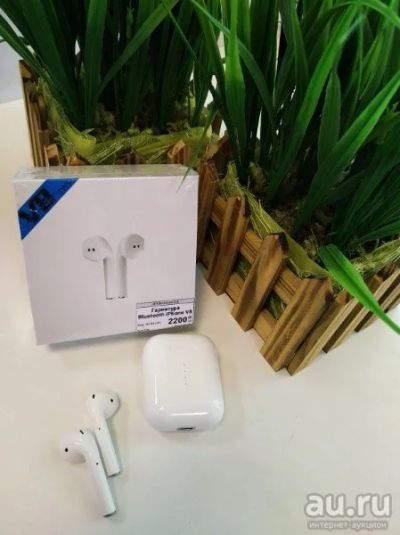 Лот: 13822740. Фото: 1. Bluetooth наушники AirPods V8. Красноярск