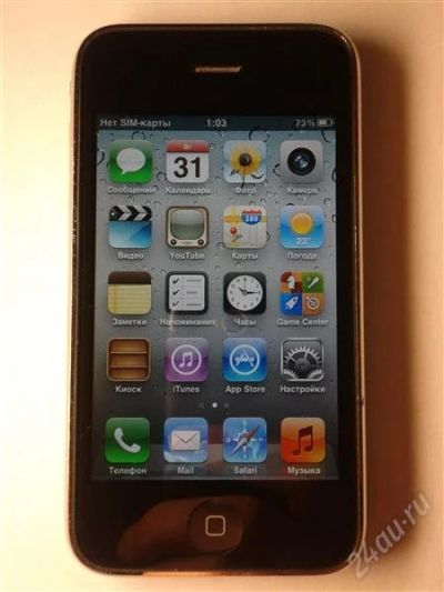 Лот: 1523160. Фото: 1. Apple iPhone 3GS 16 Гб черный... Смартфоны