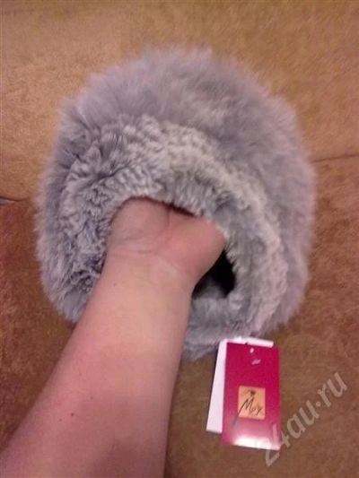 Лот: 669929. Фото: 1. Вязанный мех. Французский берет... Головные уборы