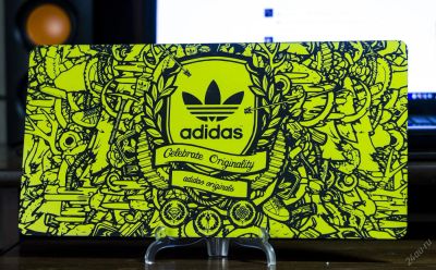 Лот: 6136833. Фото: 1. Табличка, номер японский adidas. Детали тюнинга