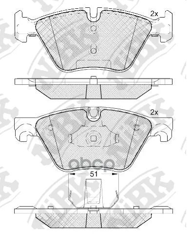 Лот: 24858028. Фото: 1. Тормозные Колодки Bmw E 60/E61... Тормозная система
