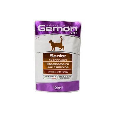 Лот: 10398972. Фото: 1. Корм Gemon Cat Senior Для Кошек... Корма