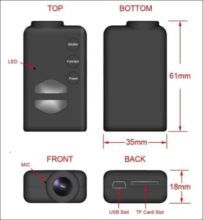Лот: 3378343. Фото: 1. Mobius action cam - Регистратор... Видеокамеры