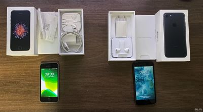 Лот: 16907233. Фото: 1. Продам 2 айфона одним лотом 7... Смартфоны