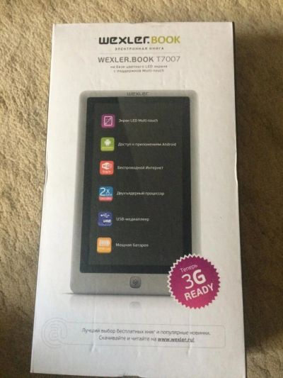 Лот: 10548176. Фото: 1. Электронная книга Wexler Book... Электронные книги