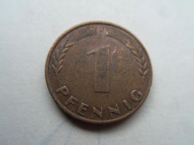 Лот: 8793659. Фото: 1. Германия 1 пфенниг 1950 (J). Германия и Австрия