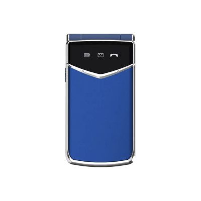 Лот: 25021379. Фото: 1. Сотовый Maxvi E11 Blue-silver... Кнопочные мобильные телефоны