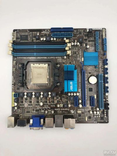 Лот: 18385981. Фото: 1. MB ASUS M4A8TD-M EVO Б/У. Материнские платы