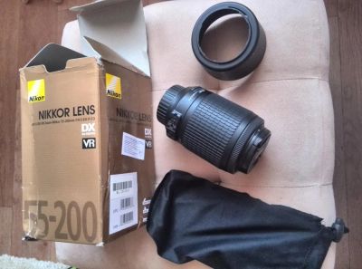 Лот: 4052160. Фото: 1. Объектив Nikkor AF-S 55-200 mm... Объективы