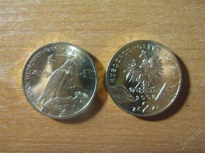 Лот: 1853454. Фото: 1. Польша. 2 злотых 2008 года. Сокол... Европа