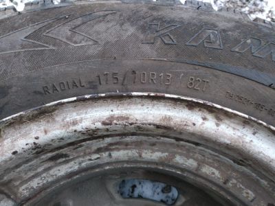 Лот: 12662586. Фото: 1. Кама 505 Колесо зимнее шипованное... Шины на дисках