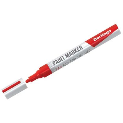 Лот: 20034281. Фото: 1. Маркер-краска BERLINGO 4мм., нитро-основа... Ручки, карандаши, маркеры