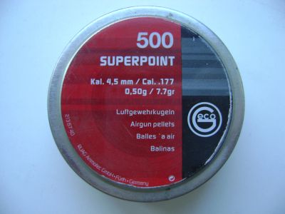 Лот: 21338245. Фото: 1. Пули 4,5 мм Geco Superpoint. Аксессуары, запчасти