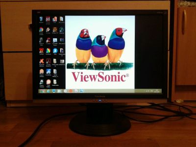 Лот: 8607371. Фото: 1. монитор ViewSonic va2016w широкоформатный... ЖК-мониторы