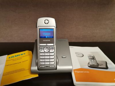 Лот: 18578236. Фото: 1. Телефон DECT Siemens Gigaset S440. DECT и радиотелефоны