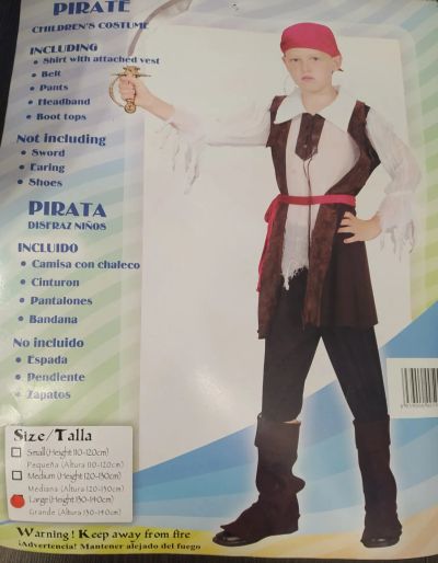 Лот: 19663445. Фото: 1. Новогодний детский костюм пирата... Детские карнавальные, праздничные костюмы