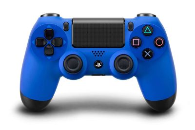 Лот: 11646617. Фото: 1. Геймпад PS4 Синий 668233. Аксессуары для игровых приставок, консолей, геймпады