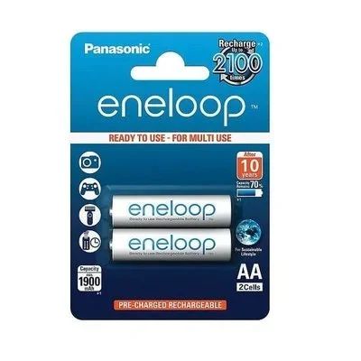 Лот: 15544971. Фото: 1. АКБ AA Eneloop 1900mAh LSD BL2... Батарейки, аккумуляторы, элементы питания