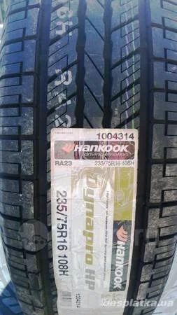 Лот: 13947101. Фото: 1. 235/75R16 108H Hankook DynaPro... Шины