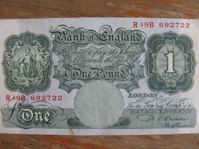 Лот: 20910084. Фото: 1. Великобритания 1 фунт 1948 года... Европа