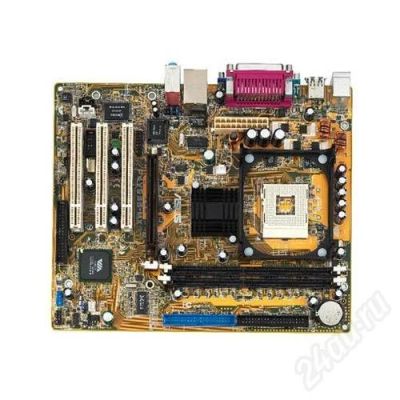 Лот: 372496. Фото: 1. Материнская плата Asus P4V533-MX... Материнские платы