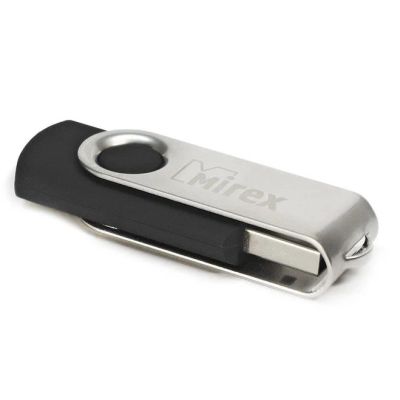 Лот: 11684633. Фото: 1. USB 8GB Mirex Swivel BLACK (ecopack... USB-флеш карты