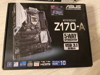 Лот: 16979652. Фото: 1. Материнская плата Asus z-170A. Клавиатуры для ноутбуков