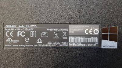Лот: 13008287. Фото: 1. Ноутбук Asus K751S. Ноутбуки