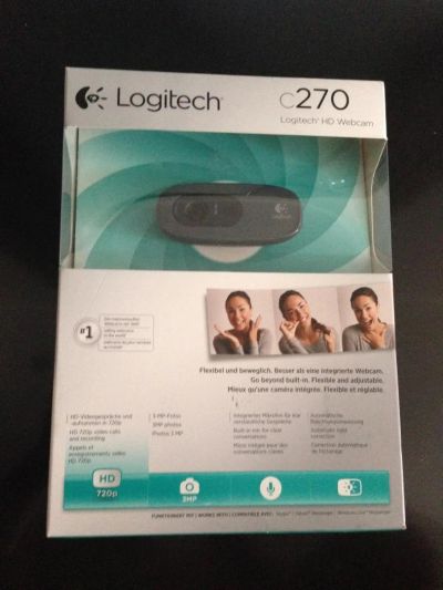 Лот: 4292950. Фото: 1. Веб-камера Logitech C270 HD. Веб-камеры