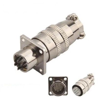 Лот: 17508474. Фото: 1. Авиационный разъем XS12-7T 7pin. Разъёмы