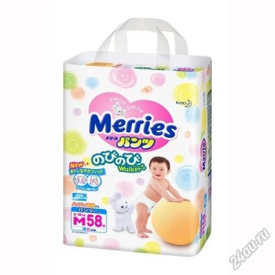 Лот: 5904802. Фото: 1. Японские трусики Merries M (6-10... Детская гигиена