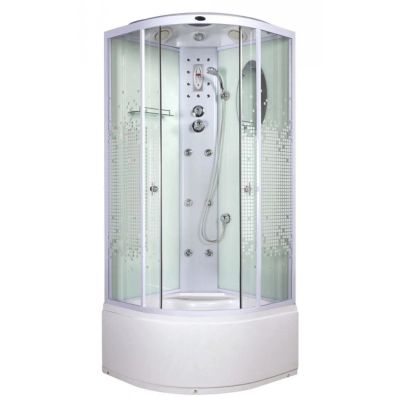 Лот: 8470708. Фото: 1. Душевая кабина 90x90 NG 308 высокий... Душевые кабины