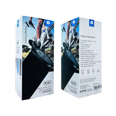 Лот: 22145577. Фото: 1. ПОРТАТИВНАЯ КОЛОНКА WUW R151+LED... Портативные, беспроводные колонки