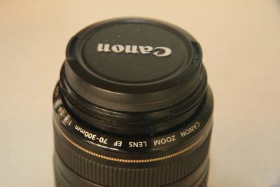 Лот: 14315133. Фото: 1. объектив Canon zoom lens EF 70-300mm... Объективы