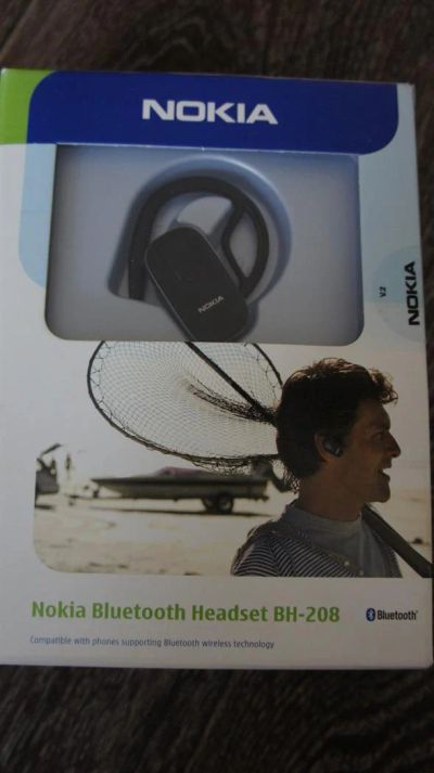 Лот: 3801304. Фото: 1. Bluetooth гарнитура Nokia BH-208. Красноярск