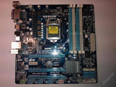 Лот: 2177434. Фото: 1. Продам материнскую плату Gigabyte... Материнские платы