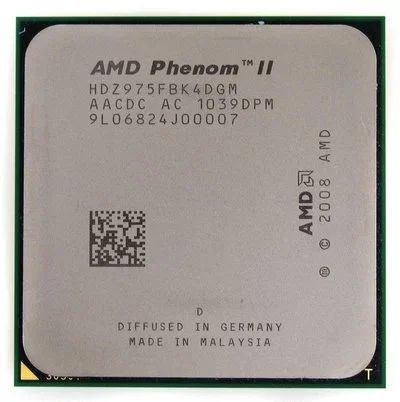 Лот: 18170067. Фото: 1. AMD Phenom II X4 975 3.6 GHz 8Mb... Процессоры