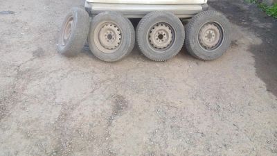 Лот: 6167727. Фото: 1. Шины диски ваз r13 4*98. Шины на дисках
