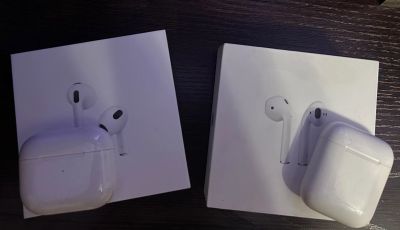 Лот: 24888453. Фото: 1. apple airpods 3 и apple airpods... Наушники, гарнитуры