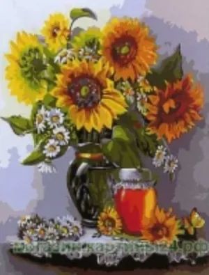 Лот: 24933155. Фото: 1. Алмазная мозаика- Подсолнухи. Мозаика, фреска