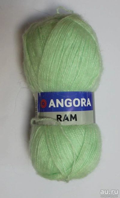 Лот: 11187189. Фото: 1. Пряжа Angora Ram 40%шерсть 60... Ткани, нитки, пряжа